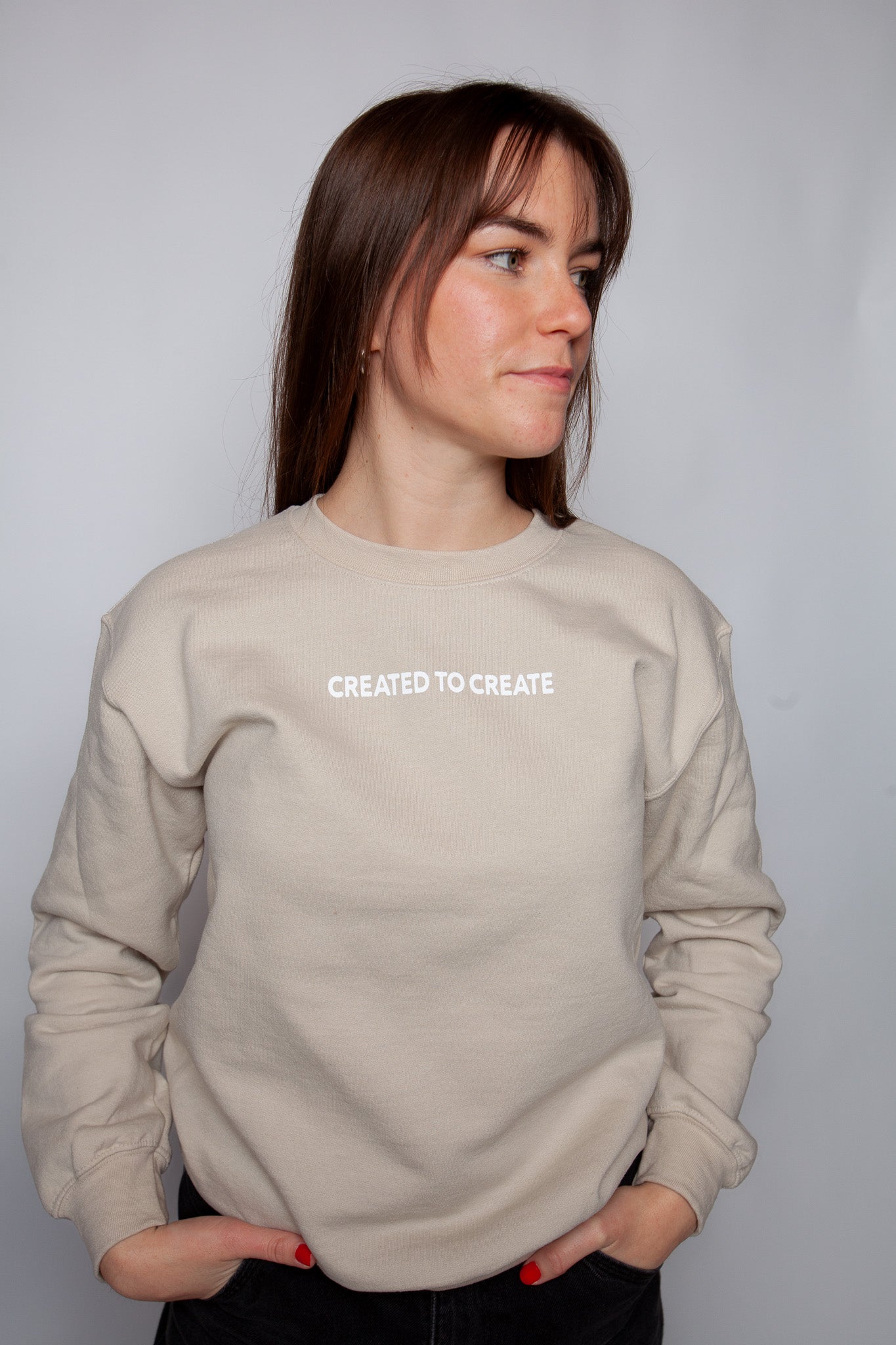 Created to Create Bold Ink Crewneck