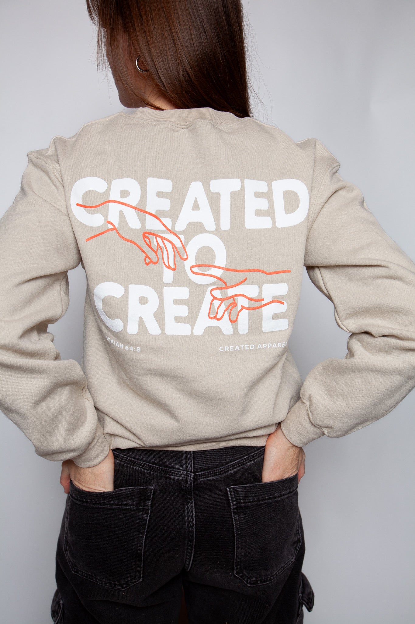 Created to Create Bold Ink Crewneck