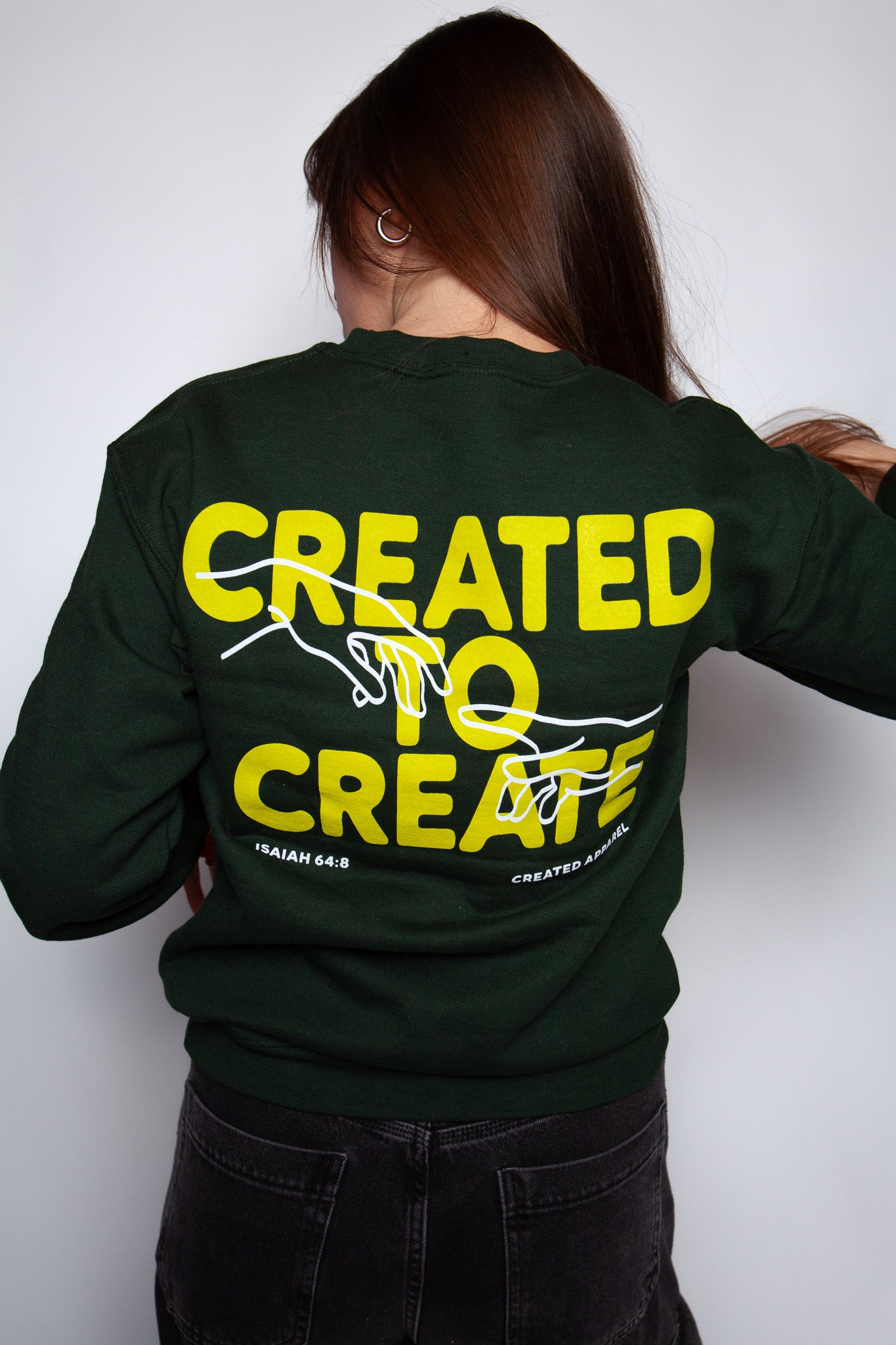 Created to Create Bold Ink Crewneck