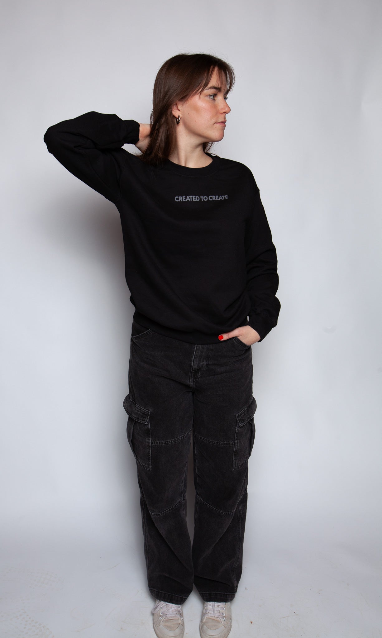 Created to Create Bold Ink Crewneck