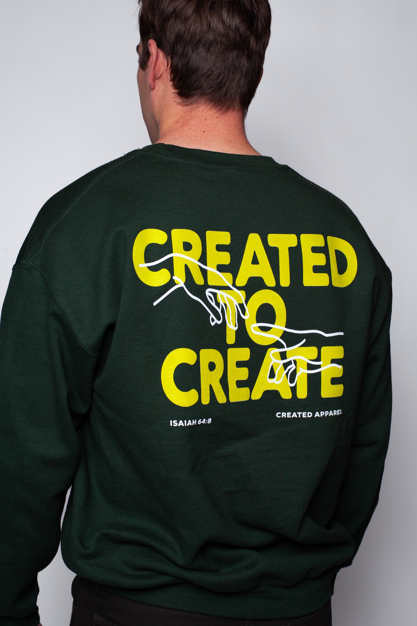 Created to Create Bold Ink Crewneck