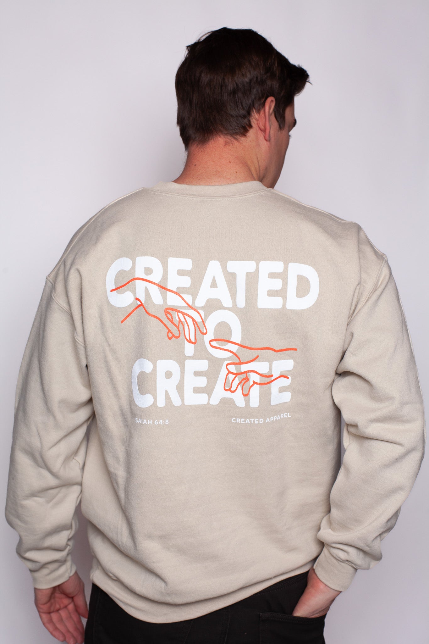 Created to Create Bold Ink Crewneck