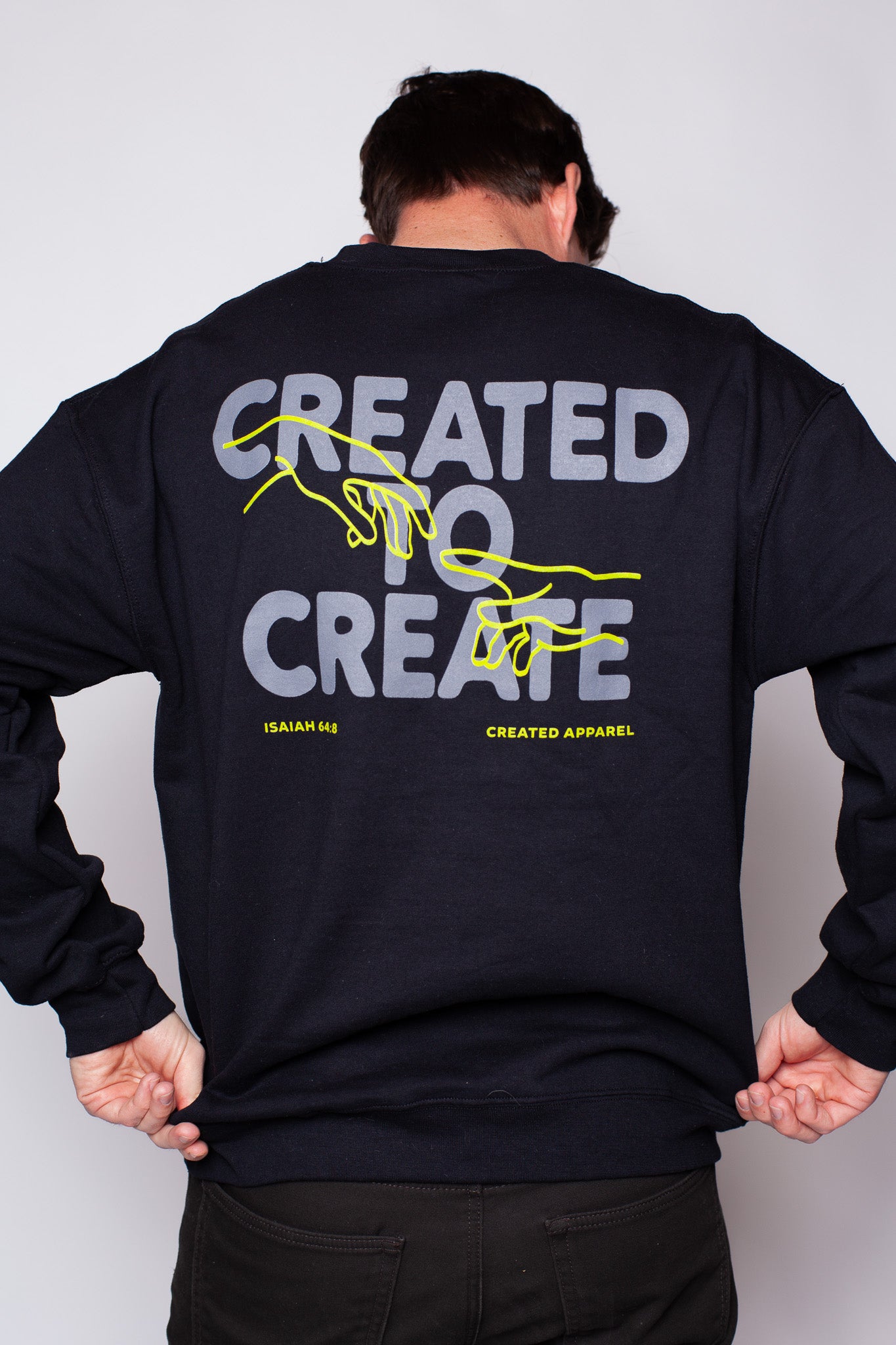 Created to Create Bold Ink Crewneck